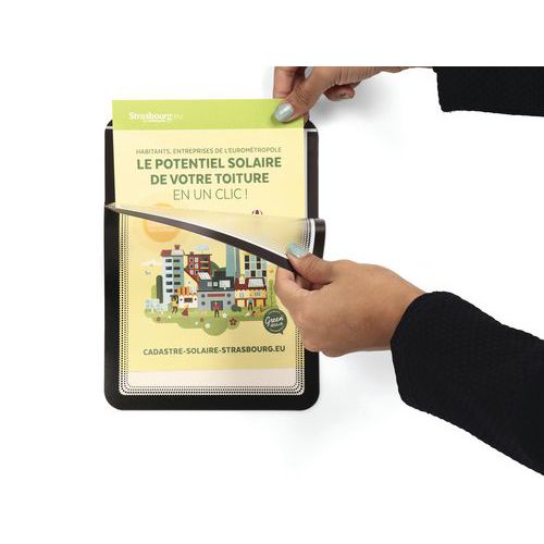 Magneto frame display pocket - Magnetic back - A5 - Tarifold