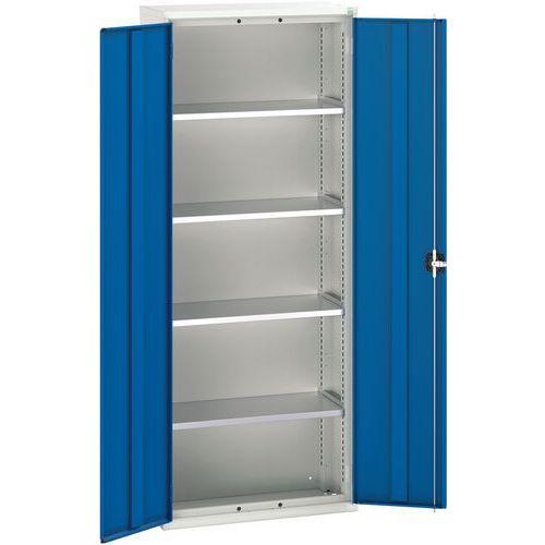 Bott Verso Metal Storage Cupboard 4 Shelves - 2000x800mm Bott Verso Metal Storage Cupboard 4 Shelves - 2000x800mm