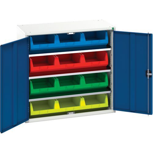 Bott Verso Workshop Storage Cabinet With 12 Bins HxW 1000x1050mm