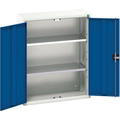 Bott Verso Metal Storage Cupboard 2 Shelves - 1000x800mm - Spacious Bott Verso Metal Storage Cupboard 2 Shelves - 1000x800mm - Spacious