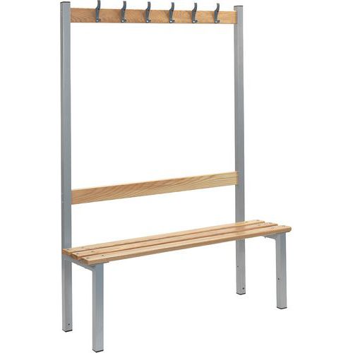 Single-Sided Cloakroom/Changing Room Benches - 1000-2000mm - AMP Wire
