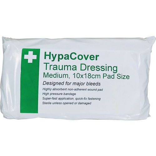 Medium Trauma Wound Dressings - Safety First Aid HypaCover