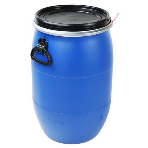 Fully opening UN approved 30 to 220 L drum - Blue