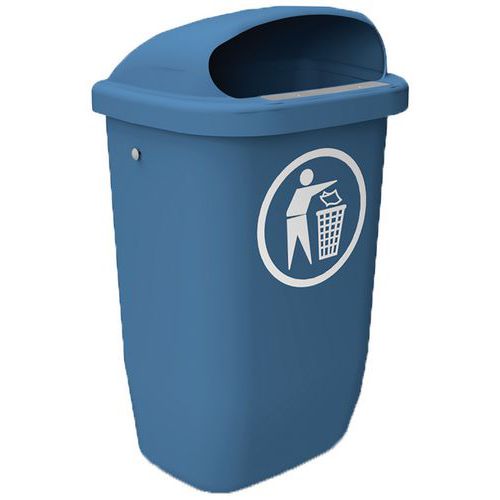 50-l public waste bin