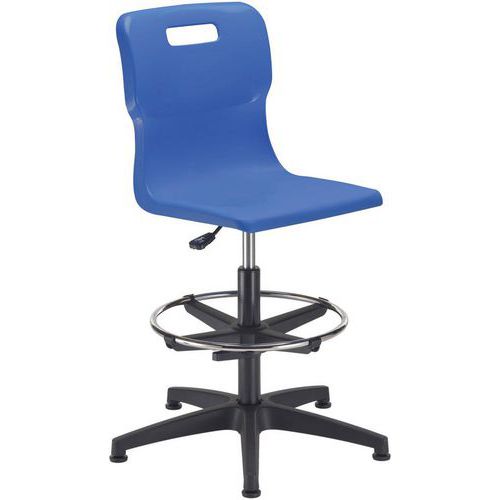 Swivelling Senior School/Classroom Chairs - Adjustable D-Kit - Titan
