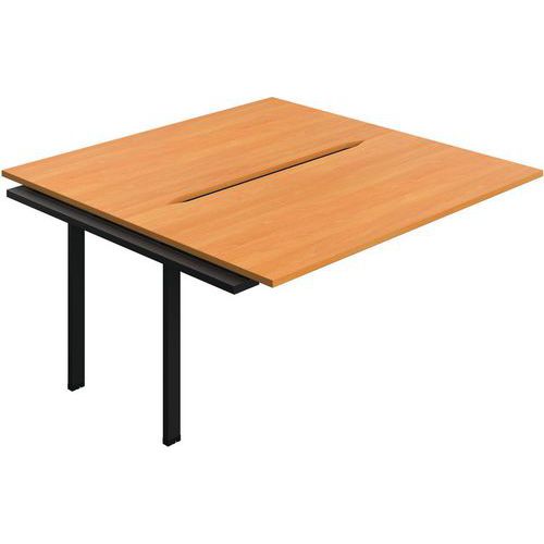 2-Person Bench Extension Accessory With Cut Out - 1600x800mm - Synergy