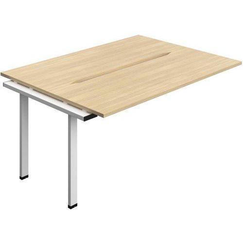 2-Person Bench Extension Accessory With Cut Out - 1600x700mm - Synergy