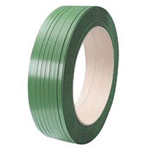 Green Embossed Polyester Pallet Strapping Rolls - 1000-2500m Long