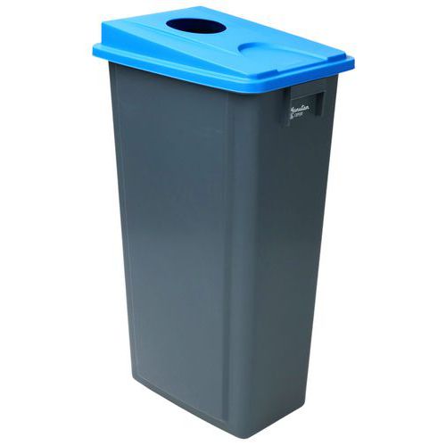 Selective-sorting bin and lid, 60 or 80 L - Manutan Expert