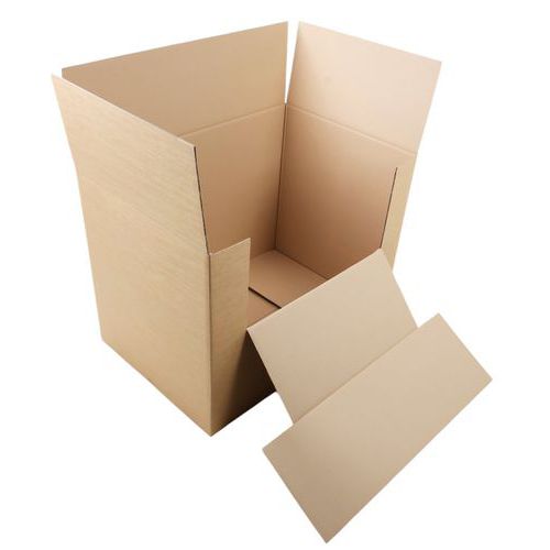 Impact-resistant crate-container for pallets - Double wall - Manutan Expert
