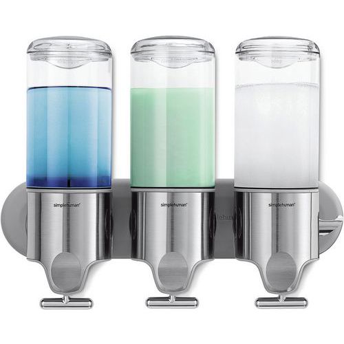 Simplehuman Wall Soap Dispenser Pump - 1-3 Bottles - Stainless Steel
