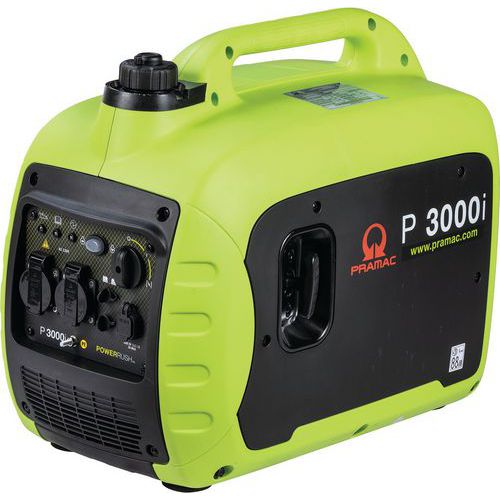 Pramac P3000i Inverter Portable Petrol 2.5 kW Generator - 2 USB Ports