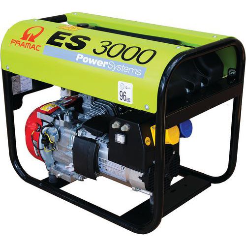 Pramac ES3000 Portable 2.9 KVA Generator - Honda GX Engine - 230/115V