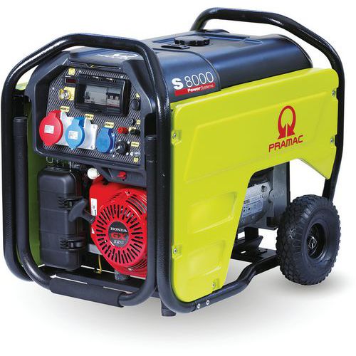 Pramac S8000 Portable 7.2 KVA Generator - Honda GX Engine - 230/115V