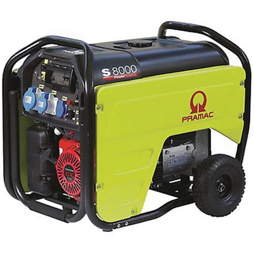 Pramac S8000 Portable 7.2 KVA Petrol Generator - Honda GX Engine -230V