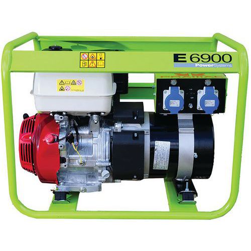 Pramac E6900 Portable 7.1 KVA Generator - Honda GX Engine - 230/115V