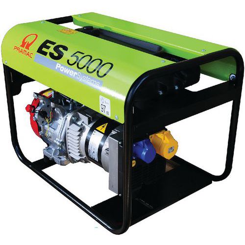 Pramac ES5000 Portable 5.1 KVA Generator - Honda GX Engine - 230/115V