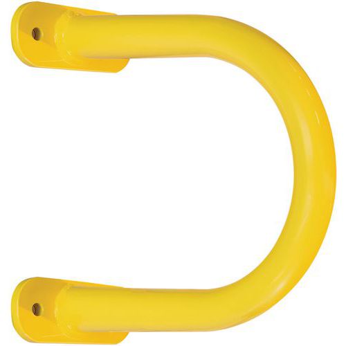 Yellow Wall Mounted Safety Barrier/Guard - Indoor Rails - BLACK BULL