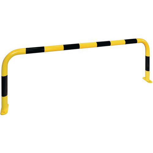 Yellow/Black Outdoor Warehouse Safety Barrier -Medium Duty -BLACK BULL