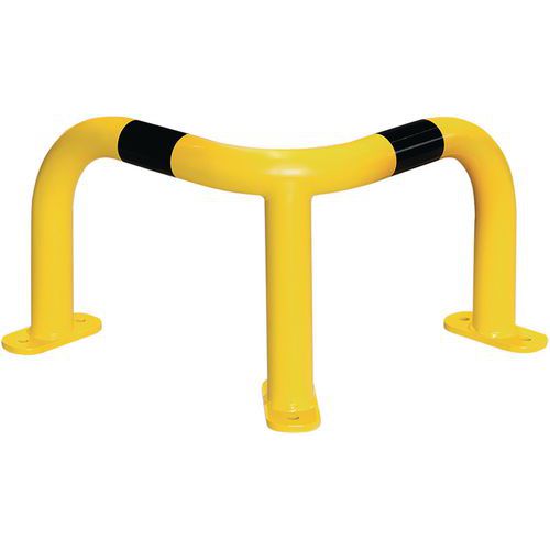 Yellow/Black Indoor Safety Barrier Corner - Medium Duty - BLACK BULL