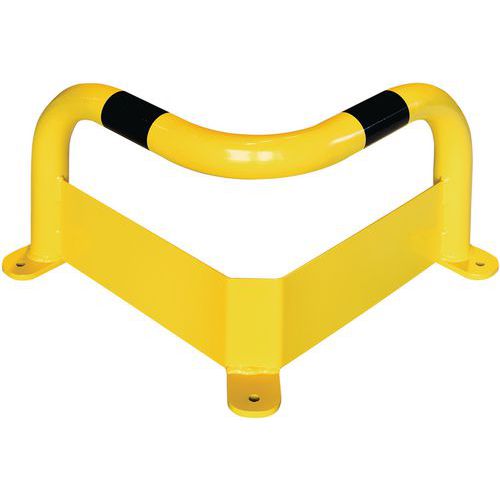 Yellow/Black Indoor Hoop Barrier Corner & Under Run - Medium Duty