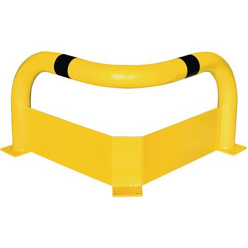 Yellow/Black Indoor Hoop Barrier Corner & Under Run - Heavy Duty