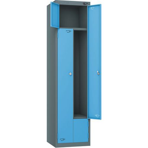 Carbon Zero Z Style Locker - 1800x380x450mm - Cam Locks - Pure Prime
