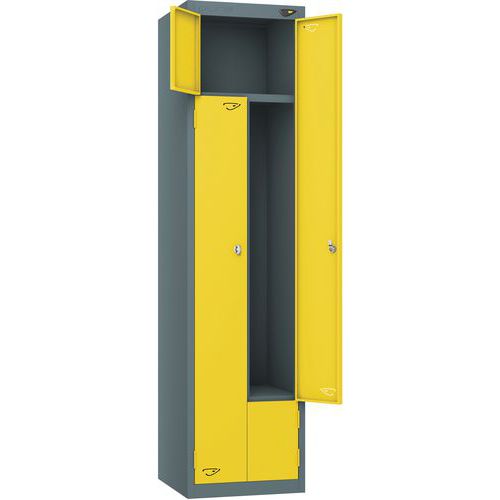 Carbon Zero Z Style Locker - 1800x380x450mm - Cam Locks - Pure Prime