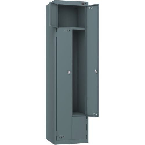 Carbon Zero Z Style Locker - 1800x380x450mm - Cam Locks - Pure Prime