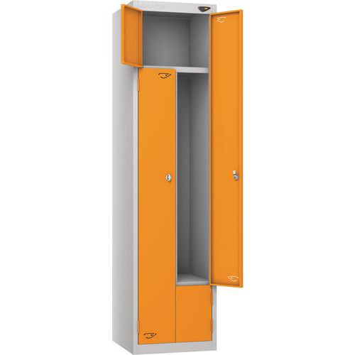 Carbon Zero Z Style Locker - 1800x380x450mm - Cam Locks - Pure Prime