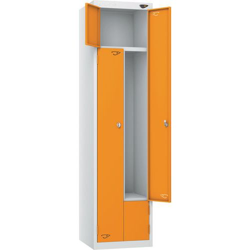 Carbon Zero Z Style Locker - 1800x380x450mm - Cam Locks - Pure Prime