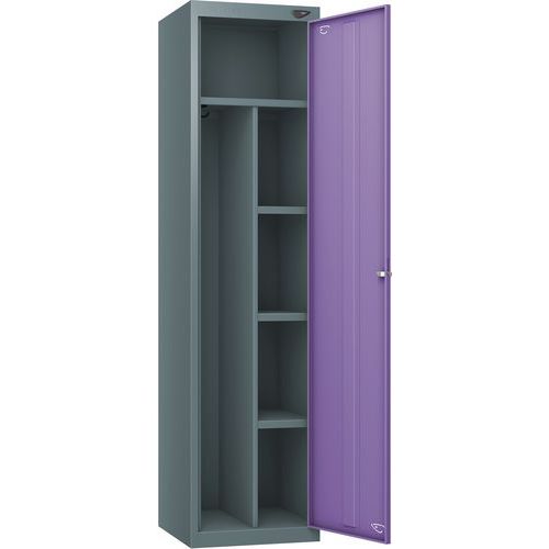 Carbon Zero Uniform/Janitor/Workwear Locker - 1800x450x450mm - Pure