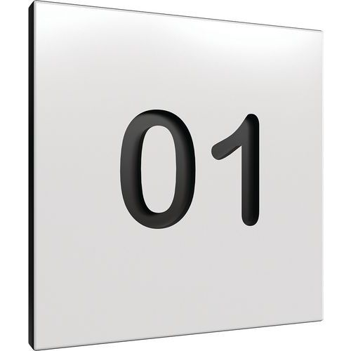 Pure Prime Locker Accessory - Steel Number Plate Pure Prime Locker Accessory - Steel Number Plate