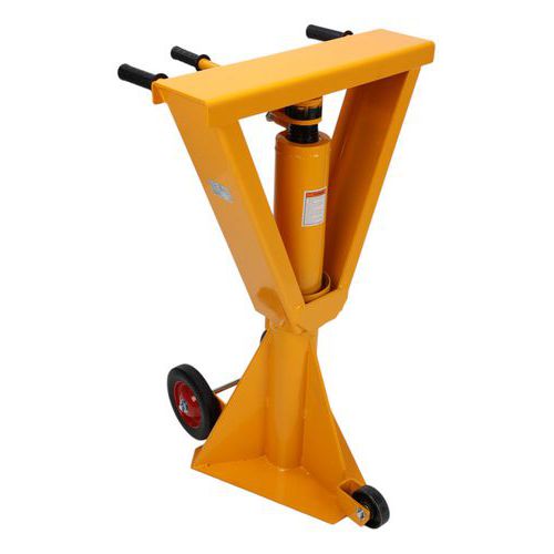 Screw-jack stabiliser stand - Capacity 45 t - Manutan Expert Screw-jack stabiliser stand - Capacity 45 t - Manutan Expert
