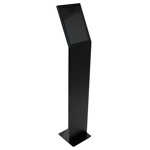 Black angled document display stand - A4 - Manutan Expert