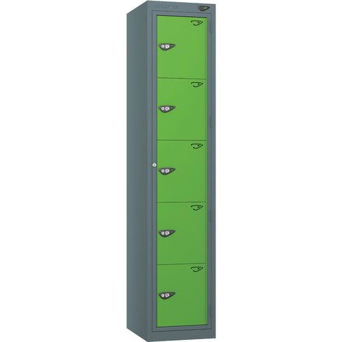 Carbon Zero 5-Door Garment/PPE Collection Metal Storage Lockers - Pure