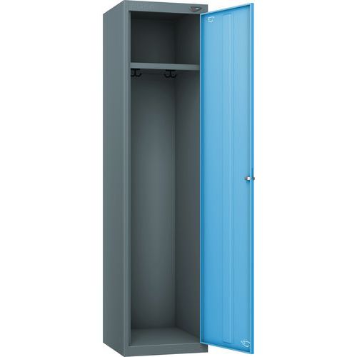 Carbon Zero Emergency Services Locker - 2 Hooks & Hat Shelf - Pure