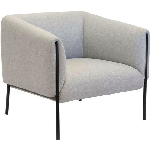 Light Grey Fabric Armchair - Low Back - Break/Reception Rooms - Curve