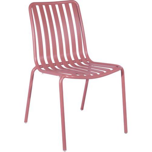 Patio/Side Chair - Aluminium Slatted Café/Outdoor Seating - Breeze