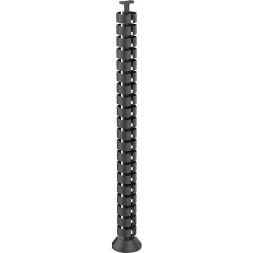 Cable Tidy/Spine Desk Accessory - Black White Or Grey