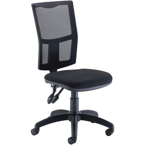 Ergonomic Mobile Operator Chair - Mesh Back - No Arms - Calypso 2