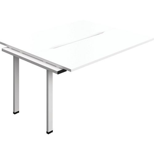 2-Person Bench Extension Accessory With Cut Out - 1400x600mm - Synergy