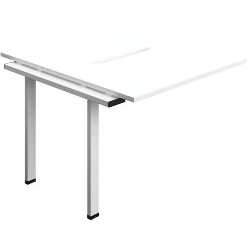2-Person Bench Extension Accessory With Cut Out - 1000x600mm - Synergy