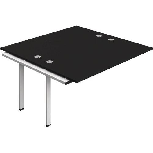 2-Person Bench Extension Accessory & Cable Ports - 1600x800mm -Synergy