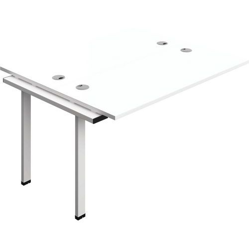 2-Person Bench Extension Accessory & Cable Ports - 1400x700mm -Synergy