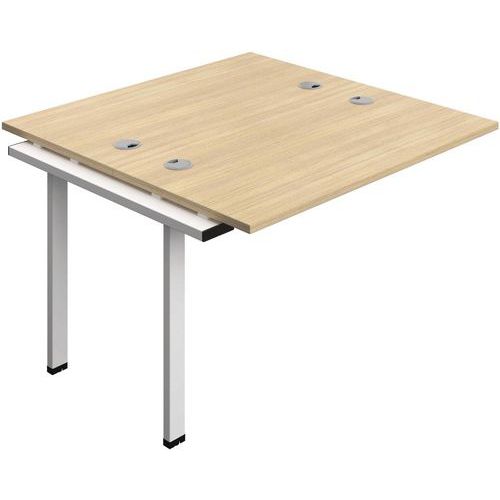 2-Person Bench Extension Accessory & Cable Ports - 1200x600mm -Synergy
