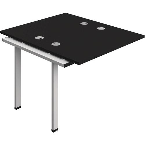 2-Person Bench Extension Accessory & Cable Ports - 1000x700mm -Synergy