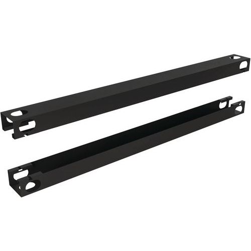 Black Synergy Cable Channel Desk Accessory - 1800mm