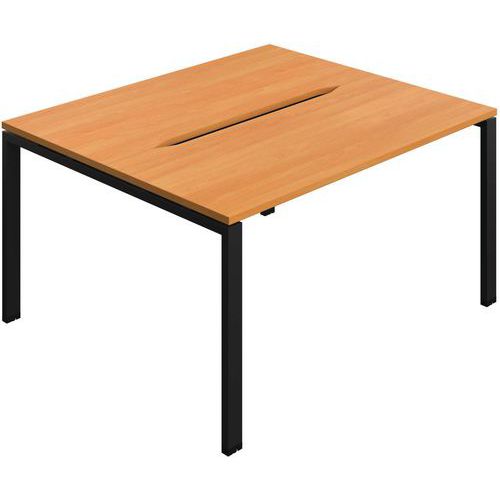 2-Person Home/Office Bench/Table - Post Legs - WxD 1400x600mm -Synergy