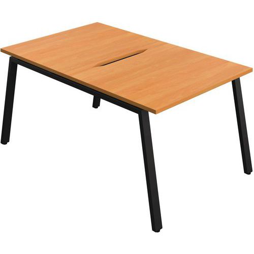 2-Person Home/Office Table - A-Frame Legs - WxD 1000x800mm - Synergy